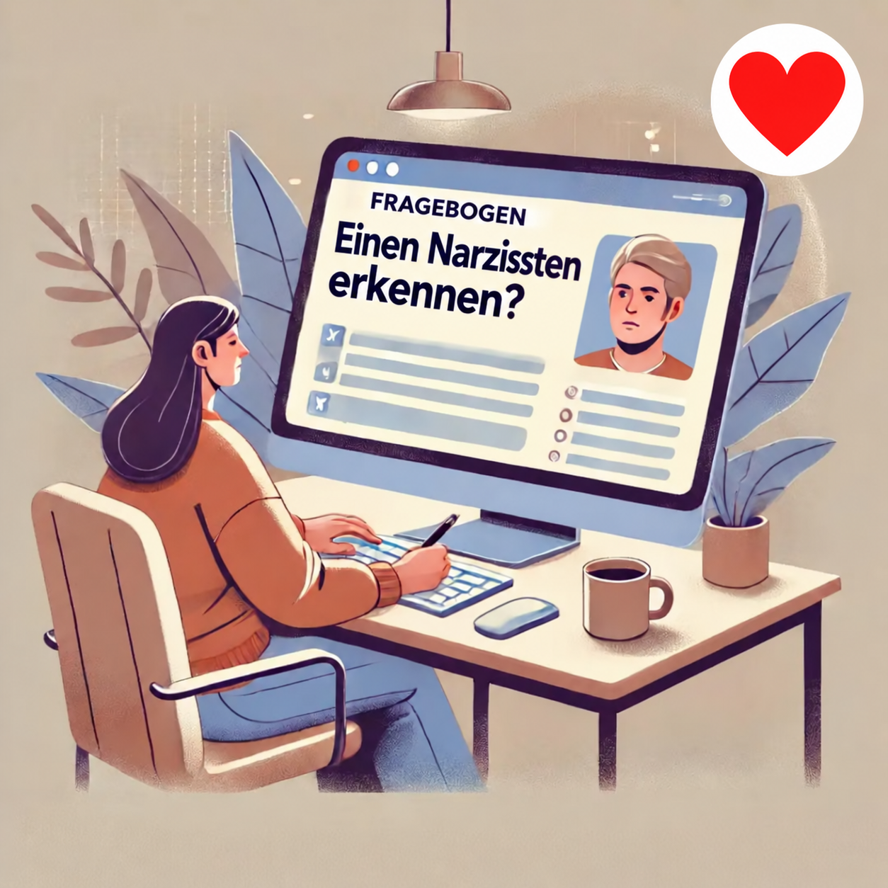 Fragebogen zum Erkennen eines Narzissten