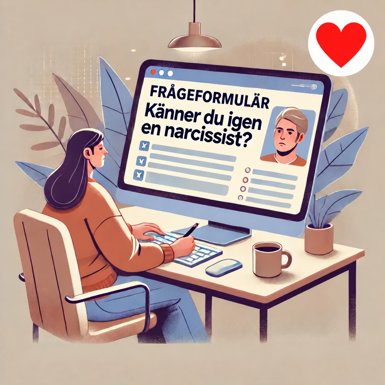 Frågeformulär för att känna igen en narcissist